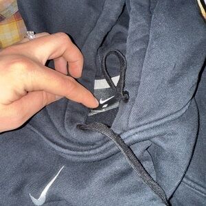 Nike Charcoal Hoodie with Logo